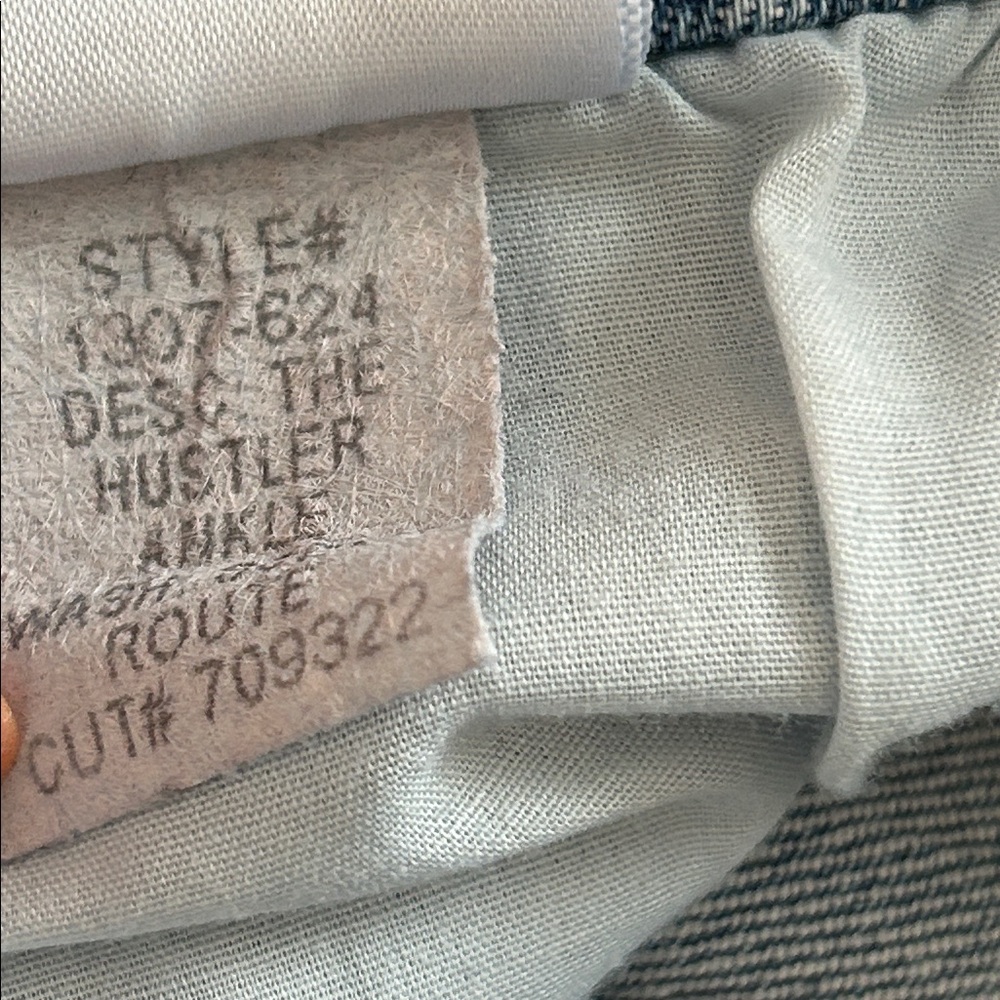 MOTHER The Hustler Ankle in Scenic Route Flared Jeans Light Wash Size 27 - Picture 10 of 10